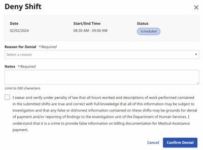 Deny Shift Window